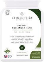 Organic Coriander Leaf 275mg | Natural Coriandrum Sativum Herb Supplement | 60 Vegan Friendly Capsules | Long 2 Month Supply by Epigenetics Supplements - Image 2