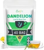 Organic Dandelion Root Herbal Tea, Premium Dandelion Root Leaf with Chrysanthemum and Cassia, Helps Improve Digestion & Immune System, Caffeine Free, 40 Tea Bags - Image 2