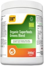 Organic Greens Superfood Powder | Wheatgrass, Spirulina, Chlorella and More |Detox, Energy and Immunity | 300g Powder | UK Made - Image 2