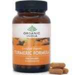 Organic India Turmeric Formula, Organic Turmeric Root with Curcumin and Trikatu, Certified Organic & Vegan, 90 Capsules - Image 2