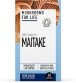 Organic Maitake Supplement - Mushroom Superfood Supplenmt - Maitake Mushroom Complex - Pure Grade Extracts, No Bindes (60 Capsules) - Image 2