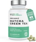 Organic Matcha Green Tea Capsules, 2 Month Supply - 120 Capsules, 1000mg with 50mg ECGC per Serving (Lab Tested), Powerful Anti-Oxidant, No Fillers, Pure Matcha Powder - Love Life Supplements - Image 2