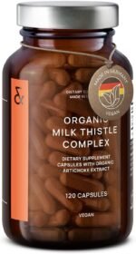 Organic Milk Thistle & Artichoke Extract Complex - Rich in Silymarin & Bitters - 120 Capsules = 60 Days Supply - Vegan - Non-GMO - Made in Germany - Image 2