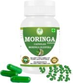 Organic Moringa Capsules | 60 Vegan Capsules | Pure Moringa Leaf Powder | Natural Plant-Based Superfood Supplement | Non-GMO, Gluten-Free, Lactose-Free, No Additives - Image 2