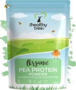 Organic Pea Protein Powder - European Vegan Protein Powder by TheHealthyTree Company for Muscle Growth & Recovery - Non-GMO and Keto - Natural Unflavoured Pea Protein (600g) - Image 2