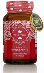 Organic Pomegranate Capsules | Pomegranate Juice Alternative | Certified Organic by Soil Association | Vegetarian & Vegan Friendly | Ayurveda Extract | 60 Easy Swallow Capsules | UK Made - Image 2