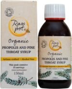 Organic Propolis and Pine Throat Syrup | 100% Pure Raw Bee Propolis Extract & Pine Oil - Soothing Relief for Coughs and Sore Throats – Flu & Cold Support, Alcohol-Free | Kids & Adults (150 ml) - Image 2