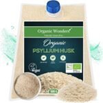 Organic Psyllium Husk Powder (500g) | 99% Pure | High in Fibre | Digestive Support, Regularity & Weight Management | 100+ Servings | Gluten-Free | Premium for Baking by Organic Wonders® - Image 2