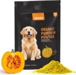 Organic Pumpkin for Dogs & Cats (150 g) - Pumpkin Powder including Seed & Apple - Supports Stool & Gut Health - Use on Food as Dog Fiber Supplement or Mix with Water for Puree - Image 2
