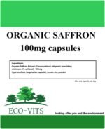 Organic Saffron 100mg (60 caps) Eye Health, Positive Mood, Stress & Anxiety Balance, Antioxidant Support, Cognitive & Mental Health - Image 2