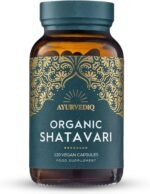 Organic Shatavari Capsules 120, 500mg – Natural Pure Shatavari Powder for Breast Milk, Hormone Balance for Women – Soil Association Certified - Vegan Ayurveda Products - Image 2