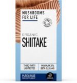 Organic Shiitake Supplement - Mushroom Superfood Supplement - Shiitake Mushroom Complex - Pure Grade Extracts, No Binders (60g or 60 caps) (60g Capsules) - Image 2
