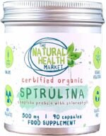 Organic Spirulina 500mg Capsules by The Natural Health Market • Soil Association Certified Organic • Vegan Friendly Capsule Shell (90 Capsules) - Image 2