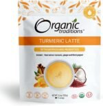 Organic Traditions Superfood Turmeric Latte Instant Golden Milk Powder (Mylk) Caffeine Free Latte Blend Turmeric Powder Organic, 100g/5.3oz Bag - Image 2