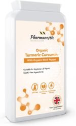 Organic Turmeric Curcumin 500 mg Plus Black Pepper - High Potency - 120 Veg Capsules - UK Manufactured, Non-GMO & Gluten Free - Suitable for Vegetarians and Vegans - Image 2