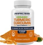 Organic Turmeric Curcumin High Strength and Black Pepper with Ginger 120 Vegan Capsules 2130MG Advanced Turmeric with Active Ingredient Curcumin - Image 2