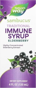 Original Sambucus, Bio-Certified Elderberry, Natural Syrup - Nature's Way - Image 2