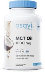Osavi MCT Oil 1000mg – 60 Softgels | High Concentration of Caprylic (C8) and Capric (C10) Acids | 100% Coconut Oil, Palm Oil Free | Eco–Friendly BioPET Packaging - Image 2