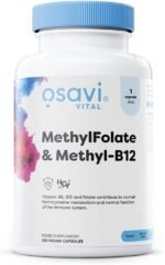 Osavi Methylfolate & Methyl–B12 – 120 Vegan Capsules | Active, Methylated Forms of Folate & B12 | Supports Immune System, Psychological Functions & Reduces Fatigue - Image 2