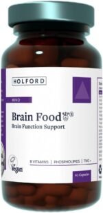 PATRICK HOLFORD Brain Food/Brain Supplement/for Brain Function Support / 8 Nutrients/B Vitamins, Phospholipids, TMG + / Naturally Sourced / 60 Capsules/Vegan/Women & Men - Image 2