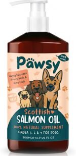 PAWSY 100% Natural Scottish Salmon Oil for Dogs | Omega 3-6-9 (EPA & DHA) | Supports Skin & Coat, Joints, Heart & Immunity | Vet-Approved, Great Taste | Made in the UK (500 ml) - Image 2