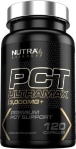 PCT UltraMax for Men Premium Grade PCT Post Cycle Supplement Supports Liver and Kidney Function 1 Month Course 120 Vegan Capsules - Image 2