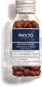 PHYTO 120 Capsules Phytophanere Natural Hair Loss, Nail & Skin Supplement for Men & Women, Biotin & Vitamin B6 Enriched, Antioxidant-Rich Carrot & Vitamin E, Energy & Tissue Formation, 2-Month Supply - Image 2