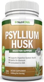 PSYLLIUM Husk Capsules - 1450mg Per Serving - 240 Capsules - Premium Psyllium Fiber Supplement - Great for Digestion and Regularity - 100% Natural Soluble Fiber - Image 2