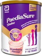 PaediaSure Shake, Balanced Nutritional Supplement Drink Multivitamin for Kids with Protein Carbohydrates Essential Fatty Acids and Minerals to Support Growth and Development, Strawberry, 400 gram - Image 2