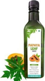 Papaya Leaf Juice | 100% Pure & Natural | Supports Platelet Count | Promotes Healthy Skin & Hair | Immunity Booster | 900ml (450ml x 2 Bottles) - Image 2