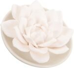 Passive Essential Oil Diffuser Flower Shape Stone Aromatherapy Diffuser for Home Car Air Freshener Relaxing Portable Scented Decor - Image 2