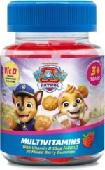 Paw Patrol Multivitamin Gummies for Kids, Daily Vitamins with Essential Nutrients, Fun & Tasty Chewable Supplement, Mixed Berry Flavour, Pack of 30 - Image 2