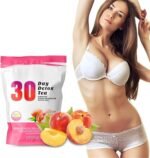 Peach Flavor 30-Day Weight Loss Tea - 3g*30 Bags, Fat Burning & Detox Tea For Slimming & Digestion(1PCS) - Image 2