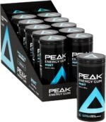 Peak Energy Gum (12 Pack, 28g) Mint Flavor – Caffeinated Chewing Gum for Energy Boost | Sugar-Free, with Incorporated Vitamin Benefits (B3, B5, B6, B12) for Focus & Performance - Image 2