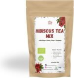 Pecky Juicy Hibiscus Tea Mix 190g| Extra Rich Flavour - 100% Natural No Additives |Sorreal, Cloves, Cinnamon, Dates & Ginger | Health |Digestion,Blood pressure etc | Served Hot&Cold | Loose Tea - Image 2