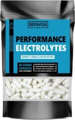 Performance Electrolyte Supplement, 60 High Strength Capsules with Magnesium, Potassium, Calcium & Sodium, Muscle Function and Electrolyte Balance, Halal & Suitable for Vegetarians, DeenVida Nutrition - Image 2