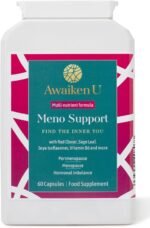 Perimenopause & Menopause Supplement for Women – High in Red Clover, Sage, SOYA Isoflavones, and More- for Hormone Regulation,Hot Flushes, Brain Fog, Energy Levels -60 Vegan Caps- AwaikenU. - Image 2