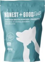 Pet Chicken Bone Broth & Pre-Biotic - 250 g | 50 Servings | Supports Hips, Joints, Digestion, Hydration & Gut Health for Dogs & Cats | High in Type II Collagen, Electrolytes & Fibre - Image 2