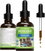 Pet Wellbeing Detox Gold for Dogs - Gentle Detoxification & Elimination Support, Immune System Care, Nettle, Blessed Thistle, Burdock root - Veterinarian-Formulated Herbal Supplement 2 oz (59 ml) - Image 2