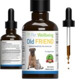Pet Wellbeing Old Friend for Senior Cats - Supports Immune System Health, Joint Mobility, Healthy Energy Levels, Alfalfa, Reishi - Veterinarian-Formulated Herbal Supplement 2 oz (59 ml) - Image 2