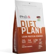 PhD Nutrition Diet Plant, Vegan Protein Powder Plant Based, Salted Caramel, High Plant Protein, 19 Servings Per 500g Bag - Image 2