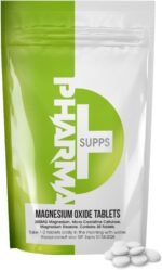 Pharma Magnesium Oxide 200mg - High Strength Magnesium Supplement for Muscle, Bone & Nerve Support - 30 Tablets, UK-Made, Essential Mineral for Energy & Relaxation - Image 2