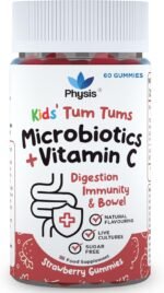 Physis Kids Probiotics Gummies with Vitamin C | 60 Gummies | Probiotics for Children | Chewable Kids Vitamins | Childrens Gut Health | Ages 2+ - Image 2