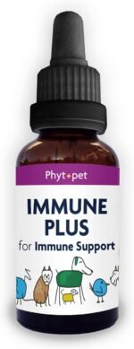 Phytopet Immune Plus, Immune Support for Dogs, Cats, Birds and Horses, Easy to Use Herbal Supplements for Pets, 100ml - 100% Herbal Phytopet Pet Supplies - Image 2