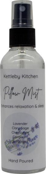 Pillow Mist Spray for Sleep and Relaxation, 100ml, Lavender, Clary Sage, Chamomile, Geranium, Bergamot Essential Oils, - Image 2