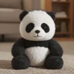 Plush Panda Stuffed Animal - Soft Emotional Support Toy for Anxiety Relief, Cuddle Comfort Weight, Washable for Kids and Adults, for Stress Relief - Image 2