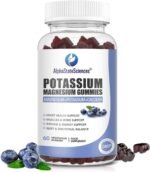 Potassium Magnesium Gummies - Supports Muscle, Bone & Immune Health - 320mg Magnesium Glycinate, 200mg Potassium Citrate, 80mg Calcium Carbonate, 10mg Zinc, Vitamins B12, C, D3 - Image 2