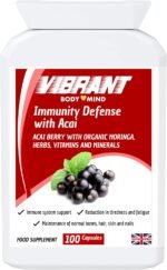 Premium Acai Berry Extract Supplement - 100 Vegan Capsules - 100% Natural Antioxidant Support for Overall Vitality - Non-GMO, Vegan, Gluten-Free Made in the UK - Image 2