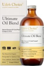 Premium Natural Source of Vegan Omega 3, 6 & 9 – Udo's Choice Ultimate Oil Blend - Cold Pressed – Plant-Based – Unprocessed – Supports Optimum Health – 500ml - Image 2