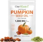 Premium Pumpkin Seed Oil, 3000mg Per Serving, 2 in 1 Cold Pressed Pumpkin Seed Oil for Hair, Urinary, Bladder & Prostate Health, Skin Care - Non-GMO, Gluten - Free 300 Softgels (1) - Image 2